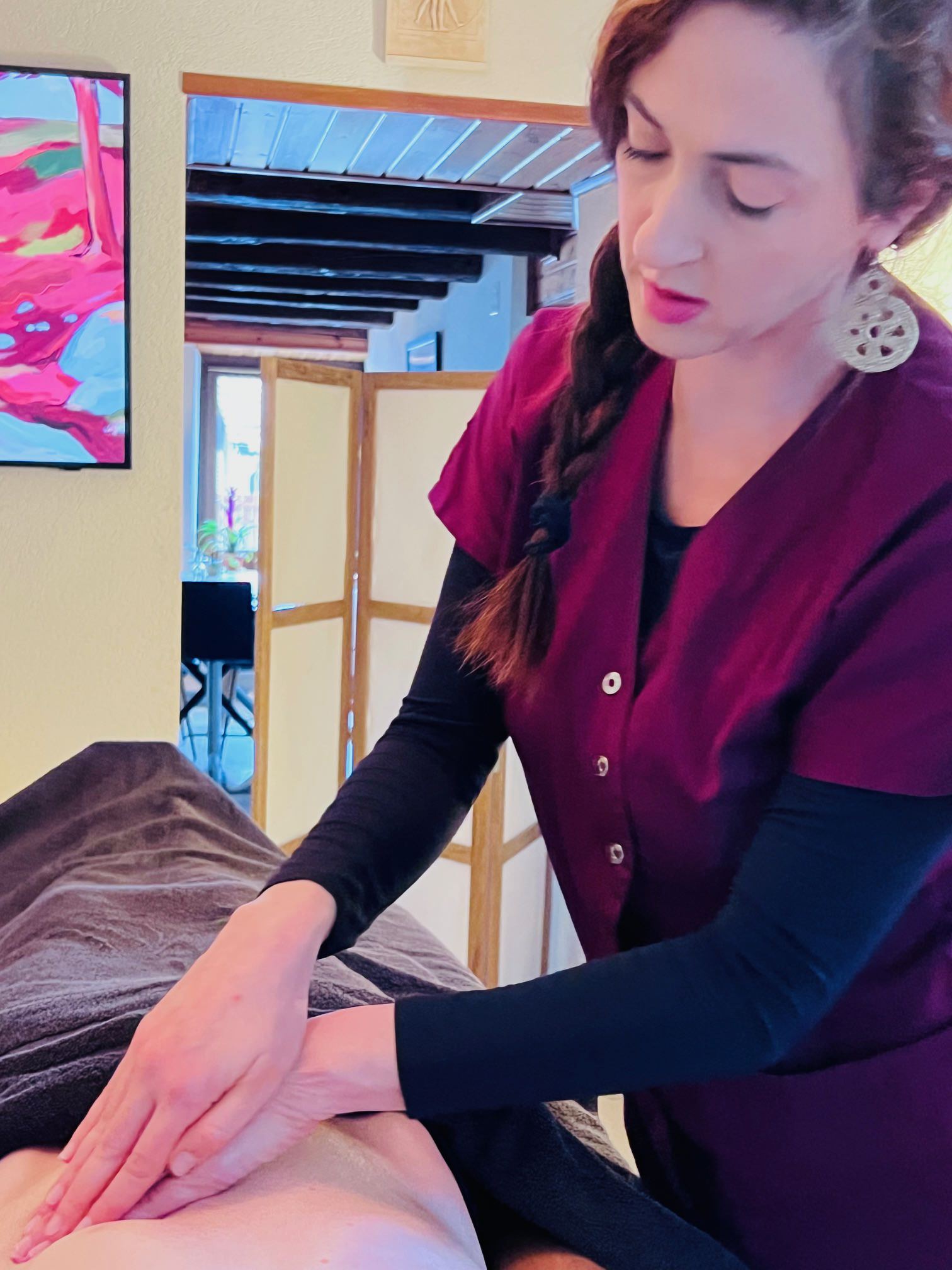 Massage du ventre